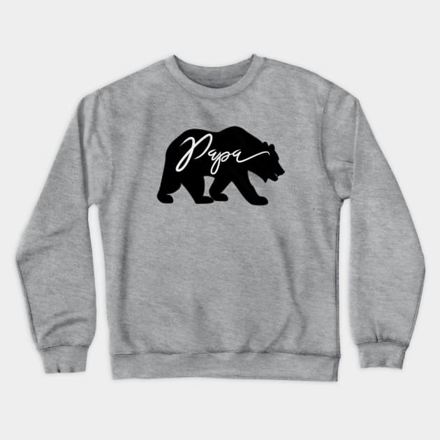 Cool Papa bear t-shirt Crewneck Sweatshirt by happinessinatee